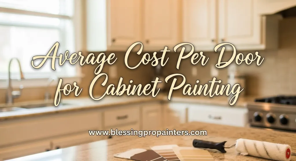 Average Cost Per Door for Cabinet Painting