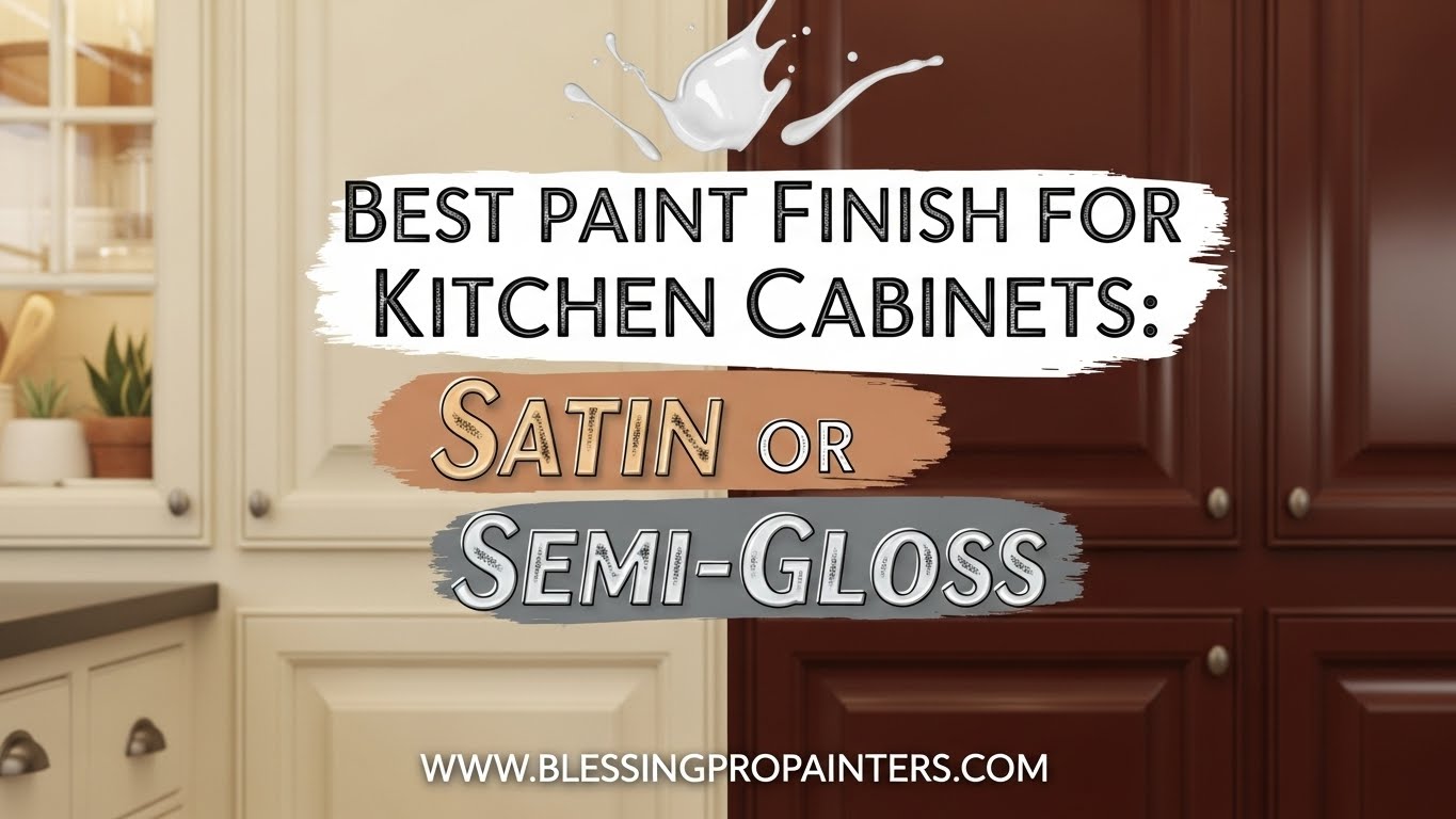 Best Paint Finish for Kitchen Cabinets Satin or Semi-Gloss