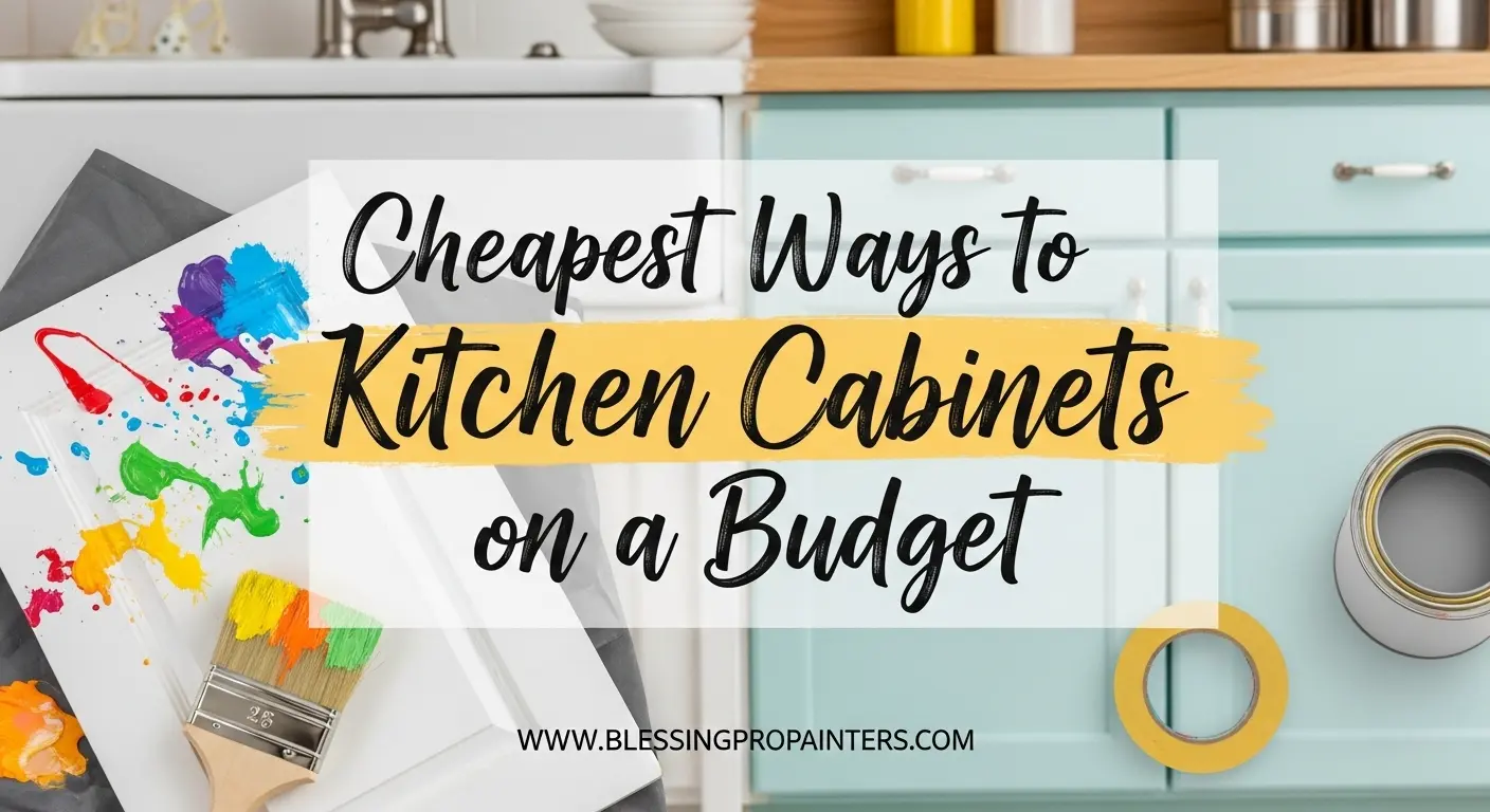 Cheapest Ways to Paint Kitchen Cabinets on a Budget