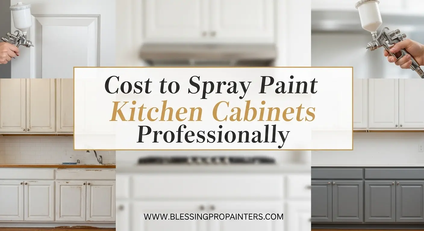 Cost to Spray Paint Kitchen Cabinets Professionally