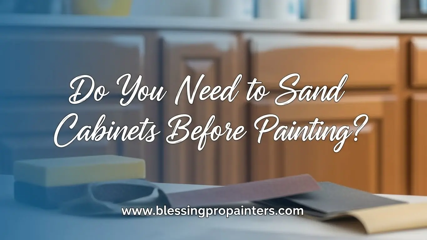 Do You Need to Sand Cabinets Before Painting?