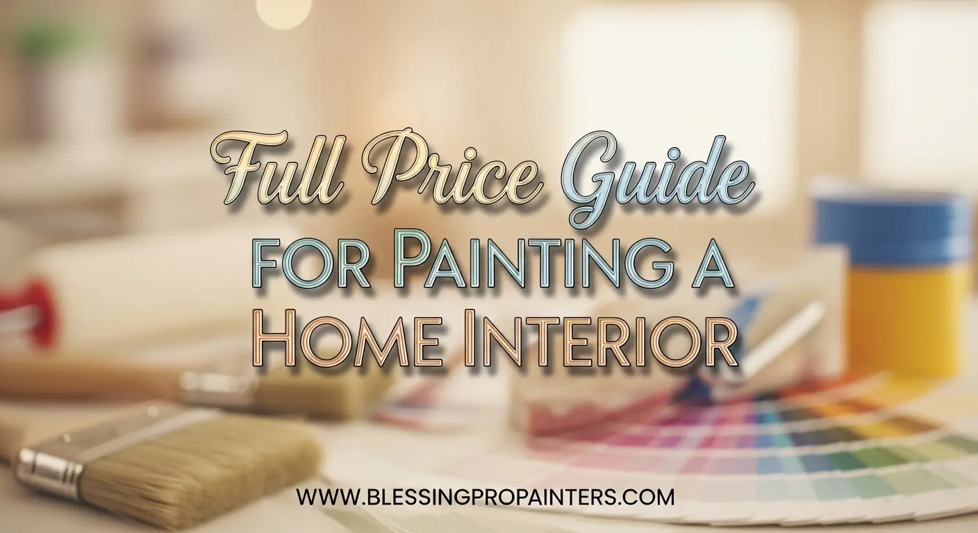 Full Price Guide for Painting a Home Interior