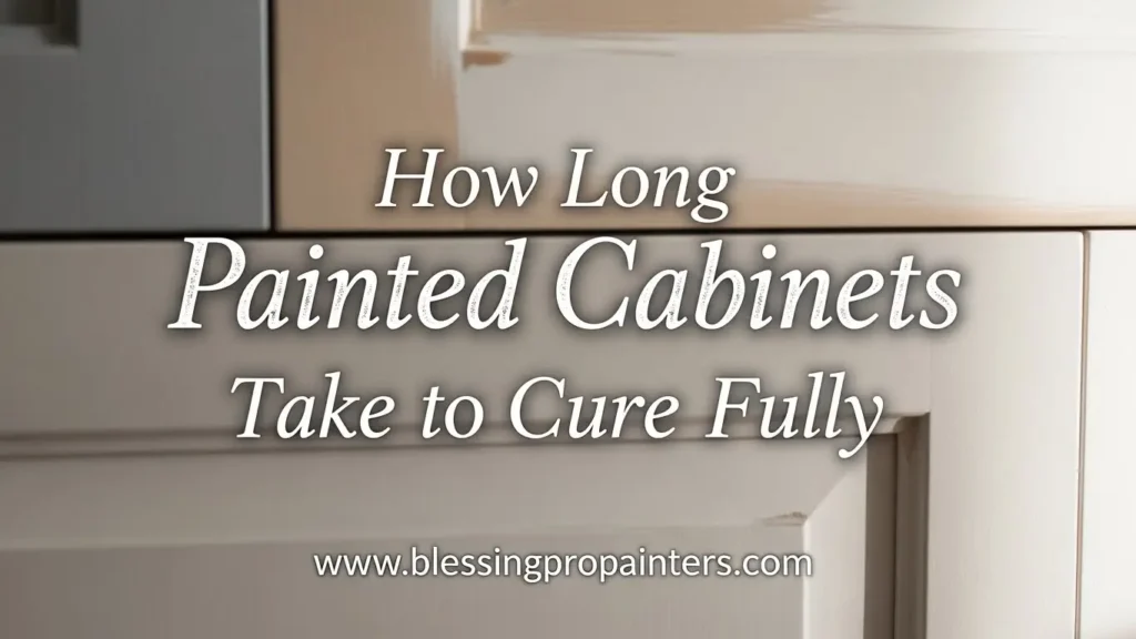 How Long Painted Cabinets Take to Cure Fully