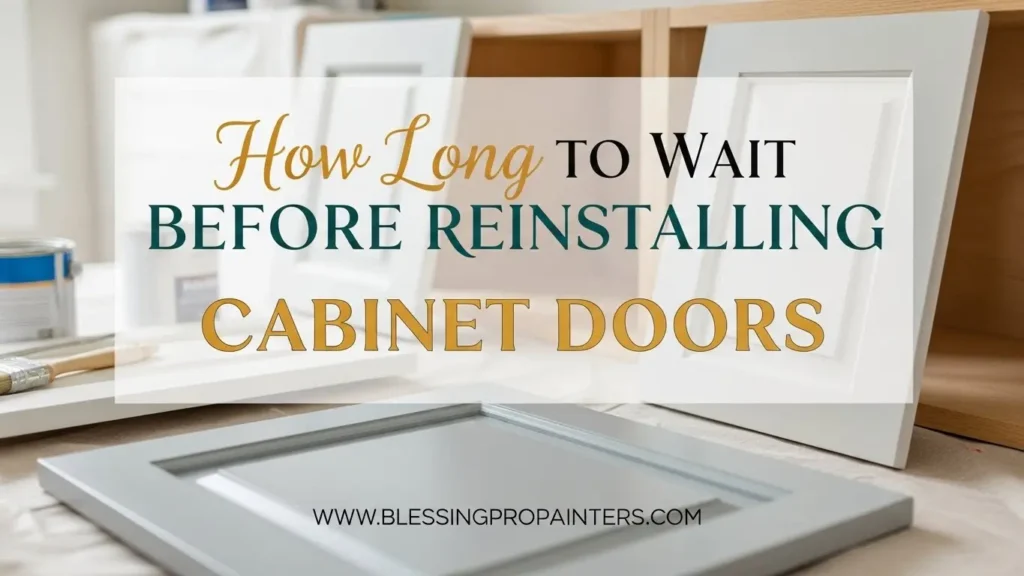 How Long to Wait Before Reinstalling Cabinet Doors