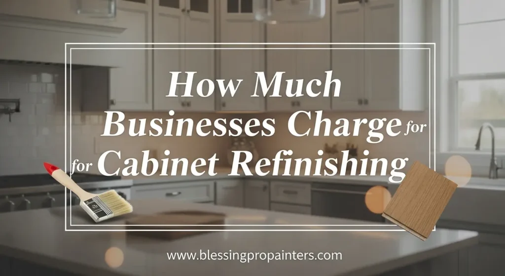 How Much Businesses Charge for Cabinet Refinishing