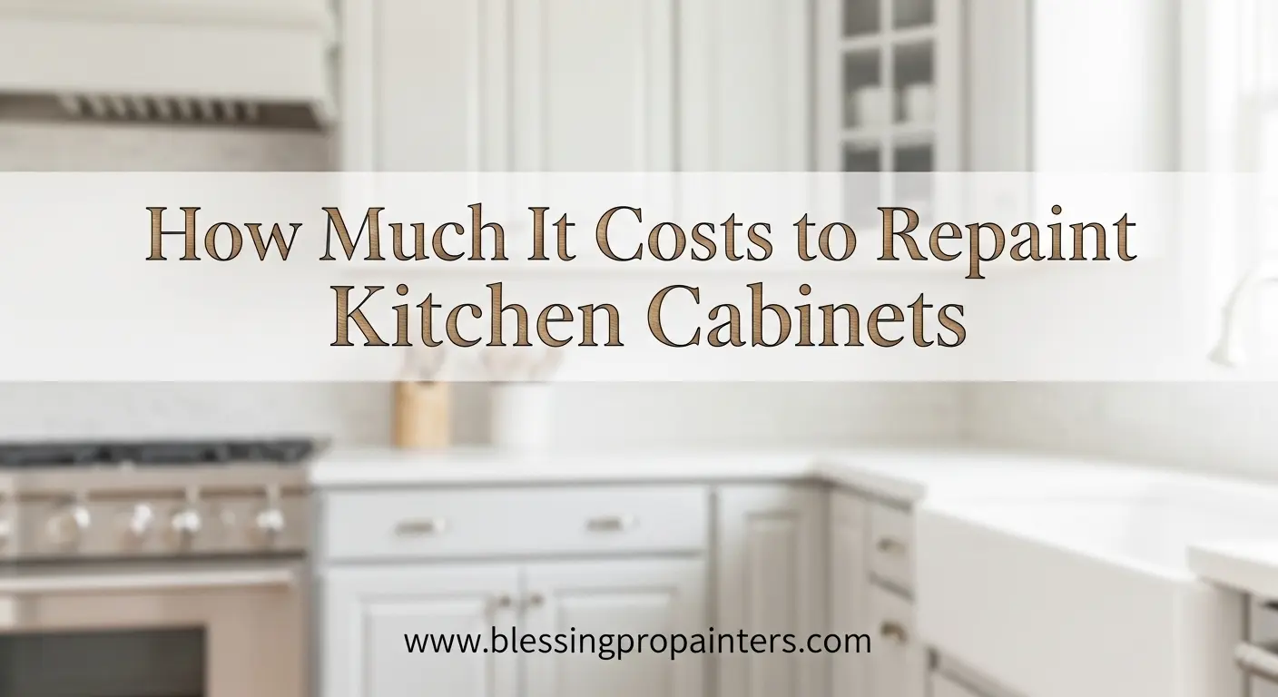 How Much It Costs to Repaint Kitchen Cabinets
