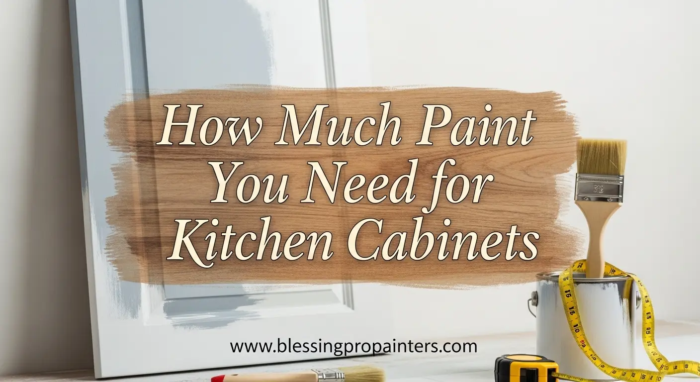 How Much Paint You Need for Kitchen Cabinets