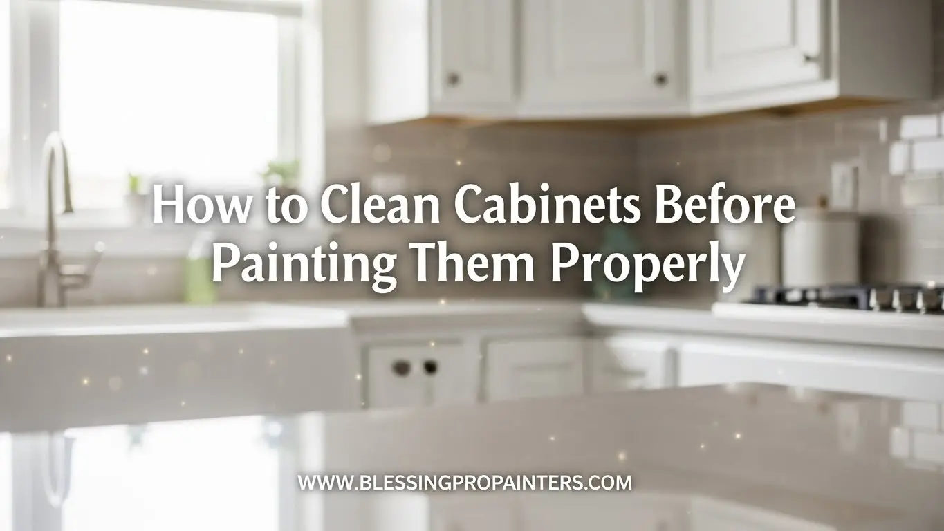 How to Clean Cabinets Before Painting Them Properly