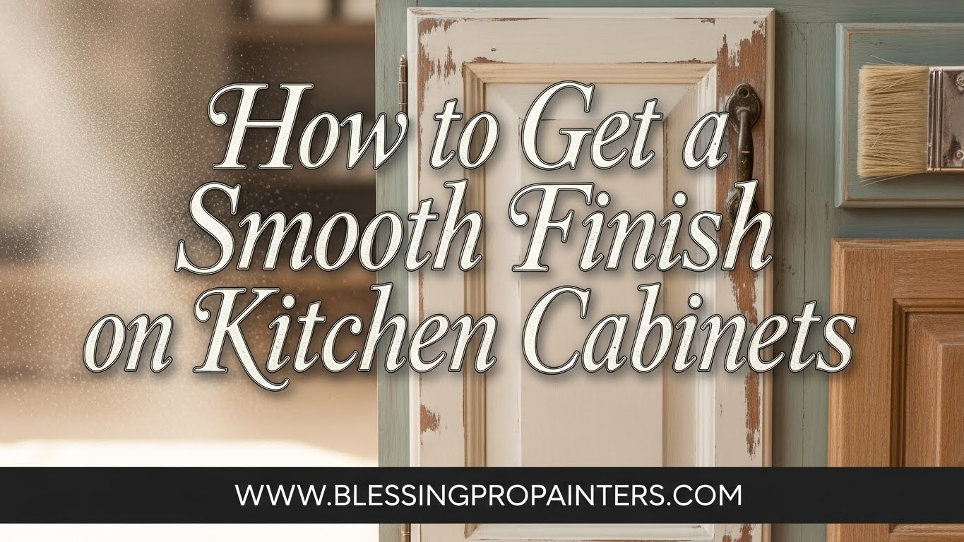 How to Get a Smooth Finish on Kitchen Cabinets
