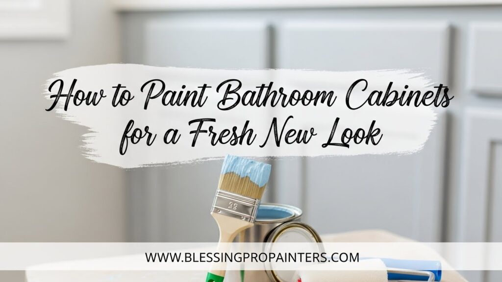 How to Paint Bathroom Cabinets for a Fresh New Look