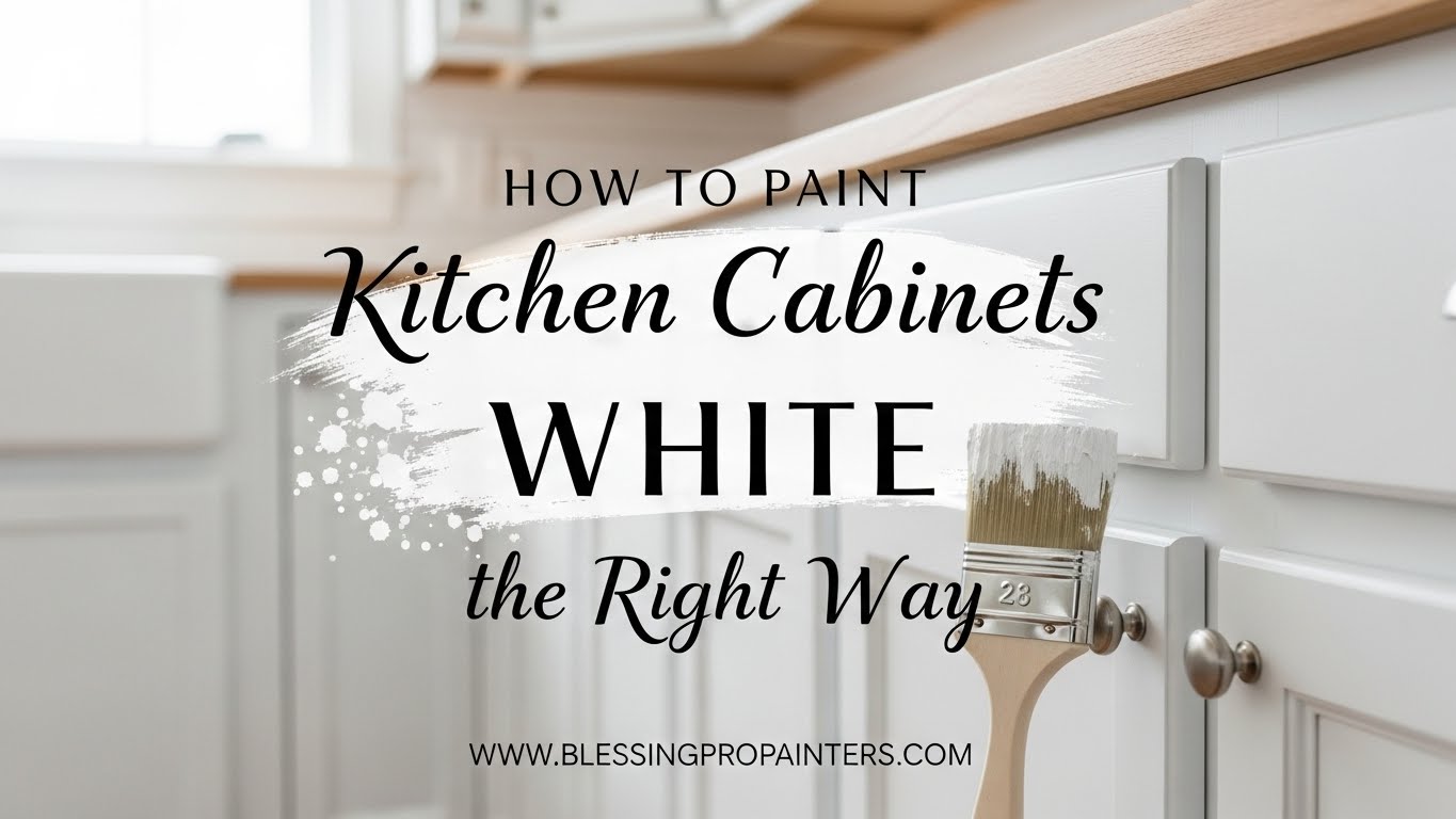 How to Paint Kitchen Cabinets White the Right Way