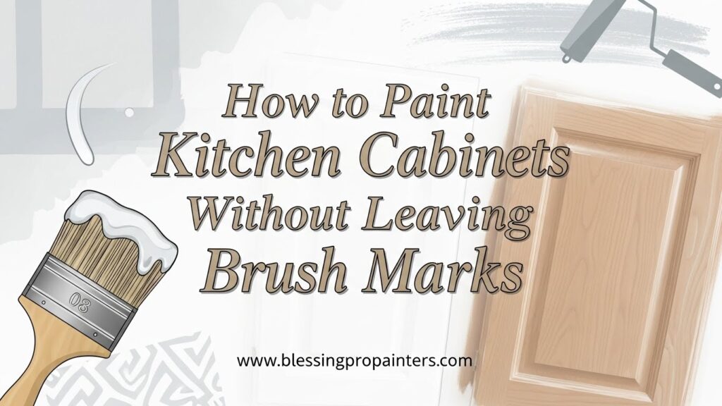 How to Paint Kitchen Cabinets Without Leaving Brush Marks
