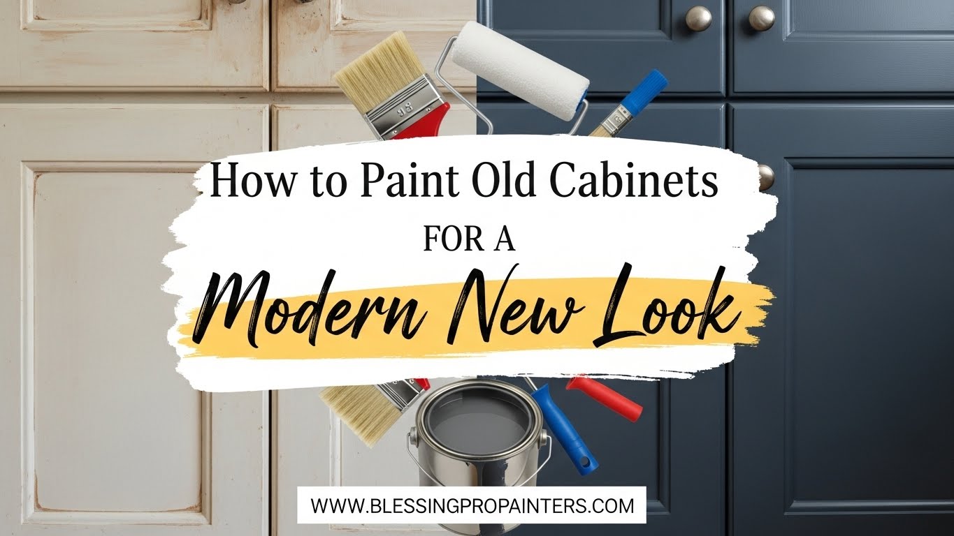 How to Paint Old Cabinets for a Modern New Look