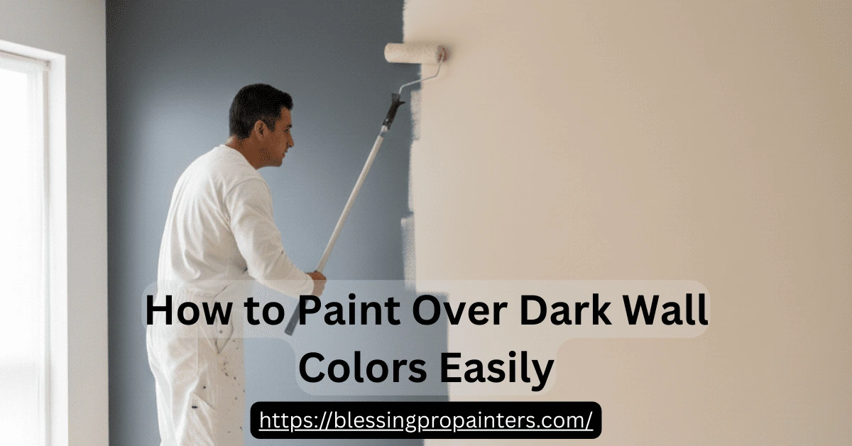 paint over dark wall colors