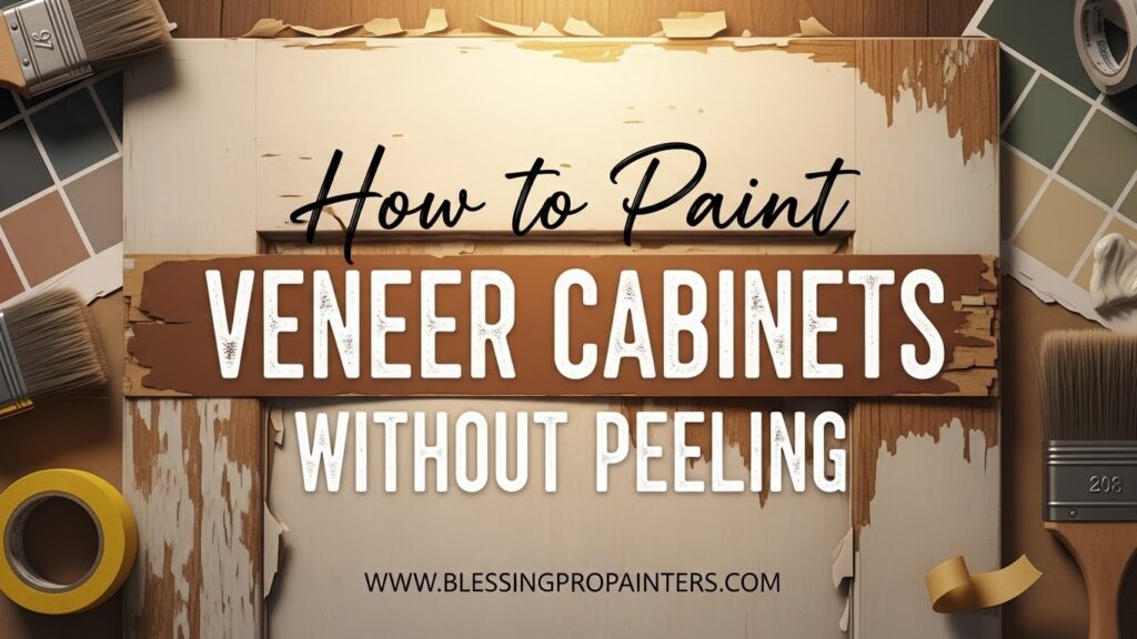 How to Paint Veneer Cabinets Without Peeling
