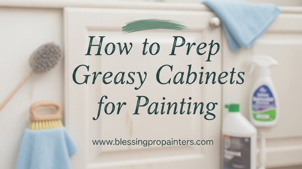 How to Prep Greasy Cabinets for Painting