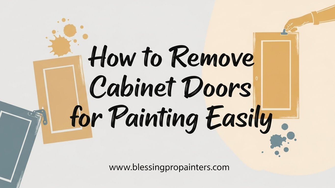 How to Remove Cabinet Doors for Painting Easily