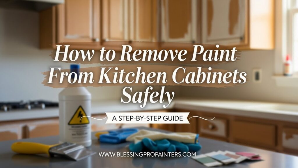 How to Remove Paint From Kitchen Cabinets Safely