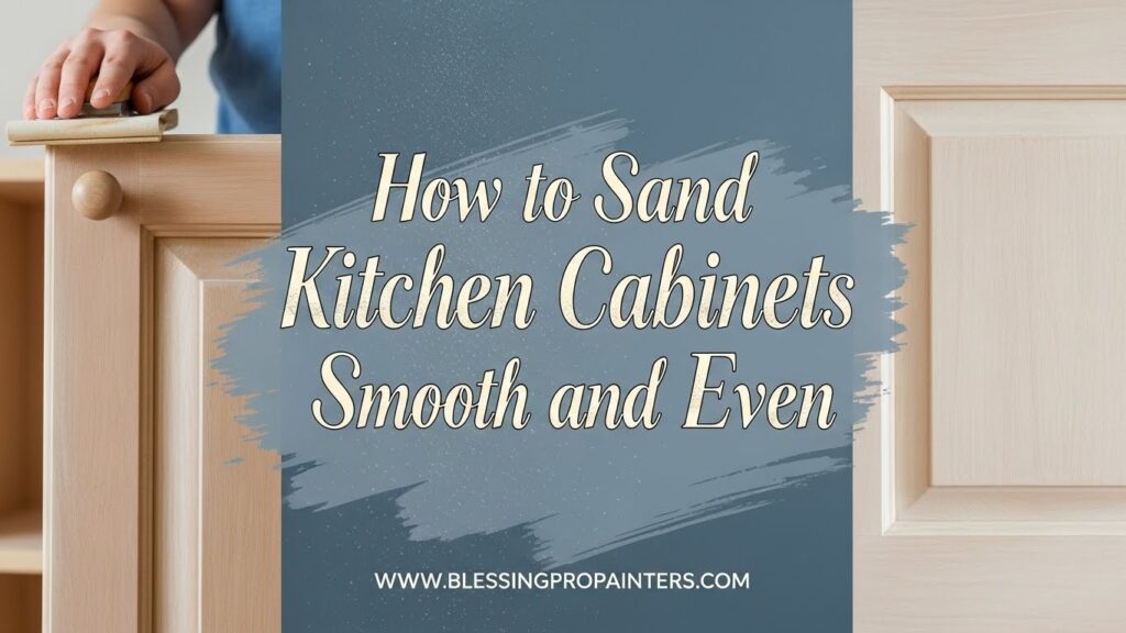 How to Sand Kitchen Cabinets Smooth and Even