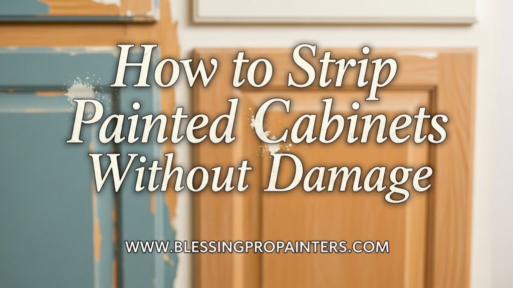 How to Strip Painted Cabinets Without Damage
