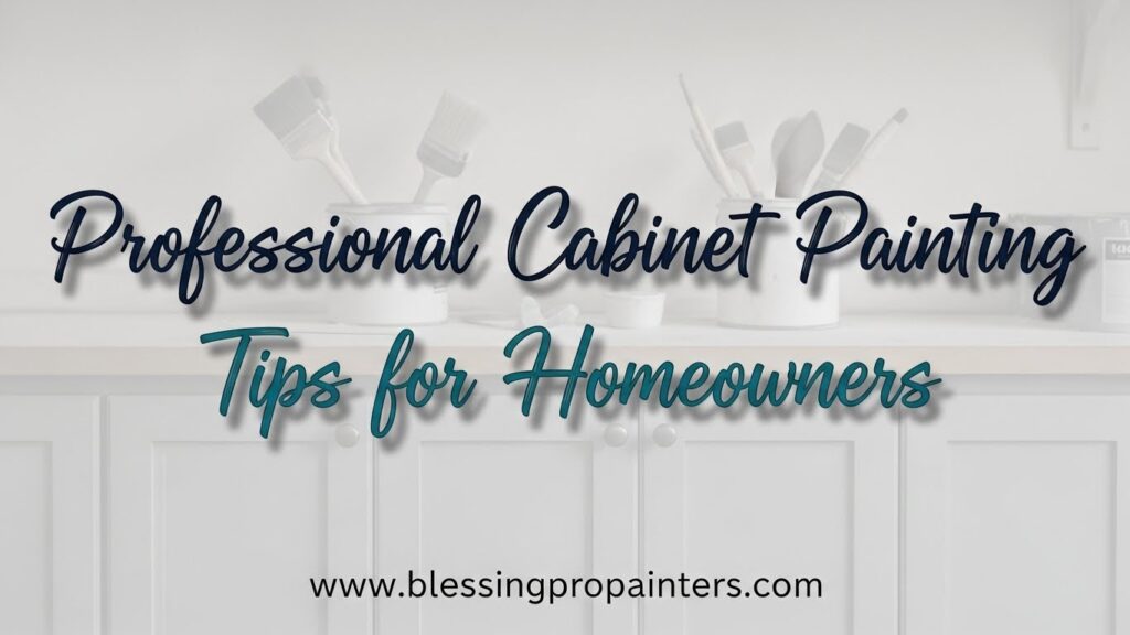 Professional Cabinet Painting Tips for Homeowners