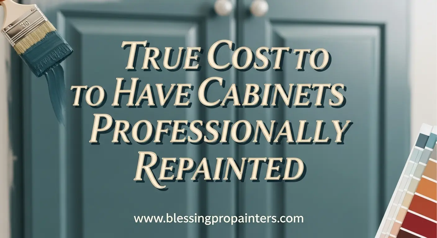 True Cost to Have Cabinets Professionally Repainted