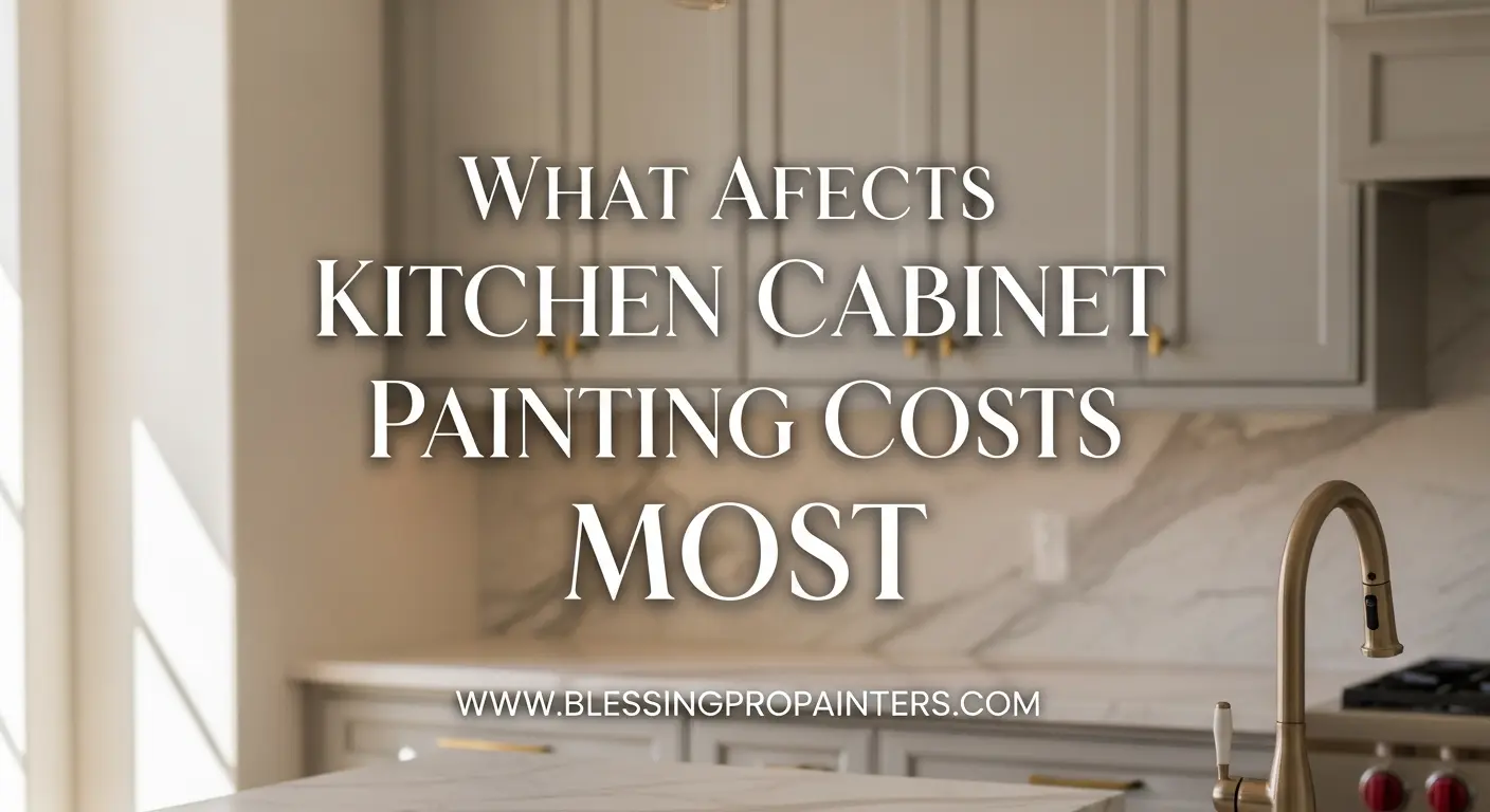 What Affects Kitchen Cabinet Painting Costs Most