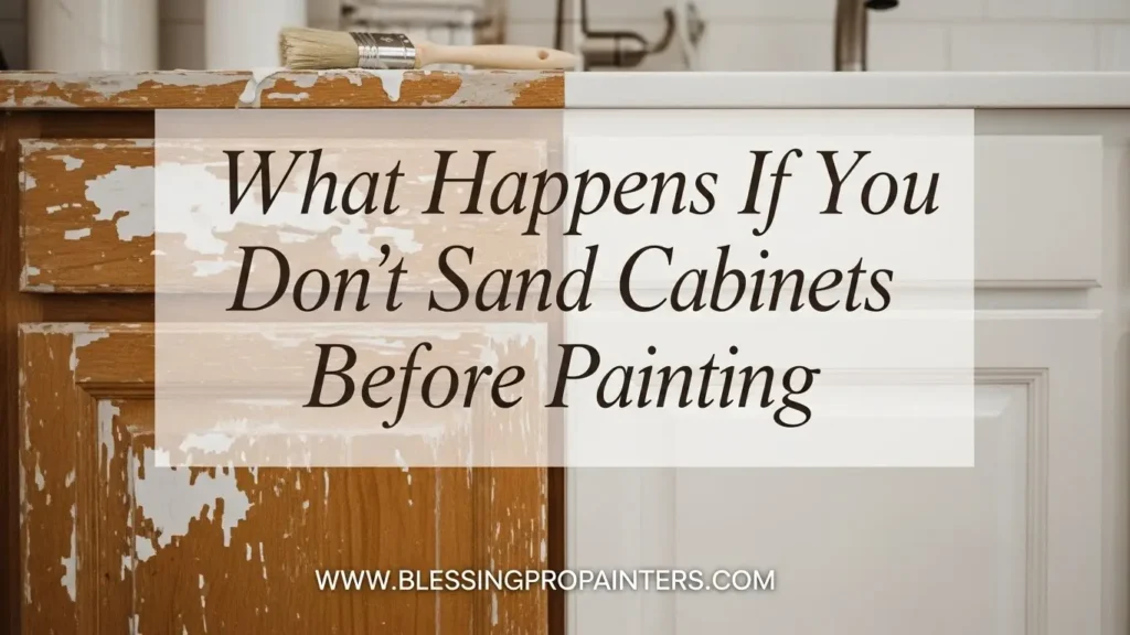 What Happens If You Don’t Sand Cabinets Before Painting