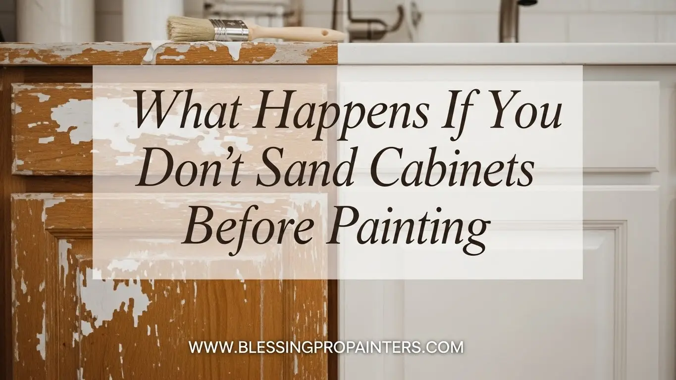 What Happens If You Don’t Sand Cabinets Before Painting