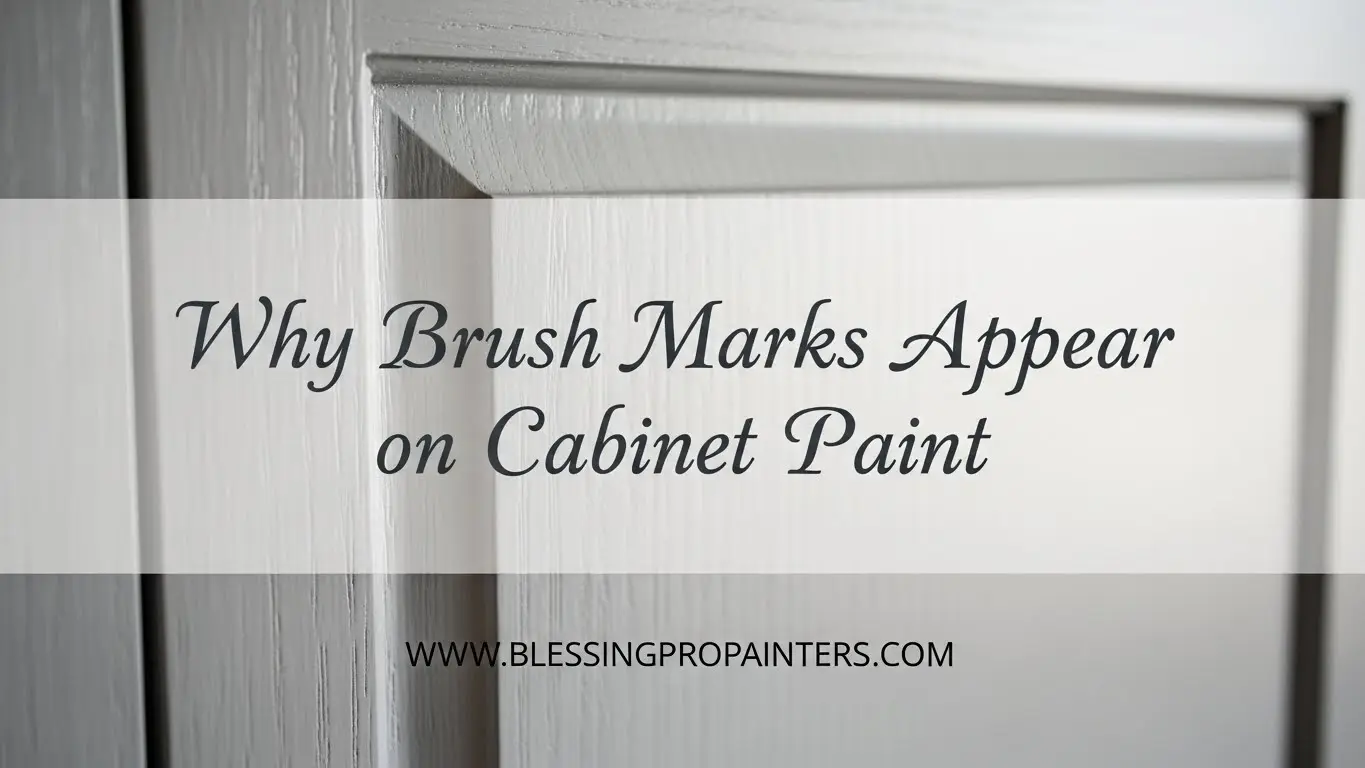 Why Brush Marks Appear on Cabinet Paint
