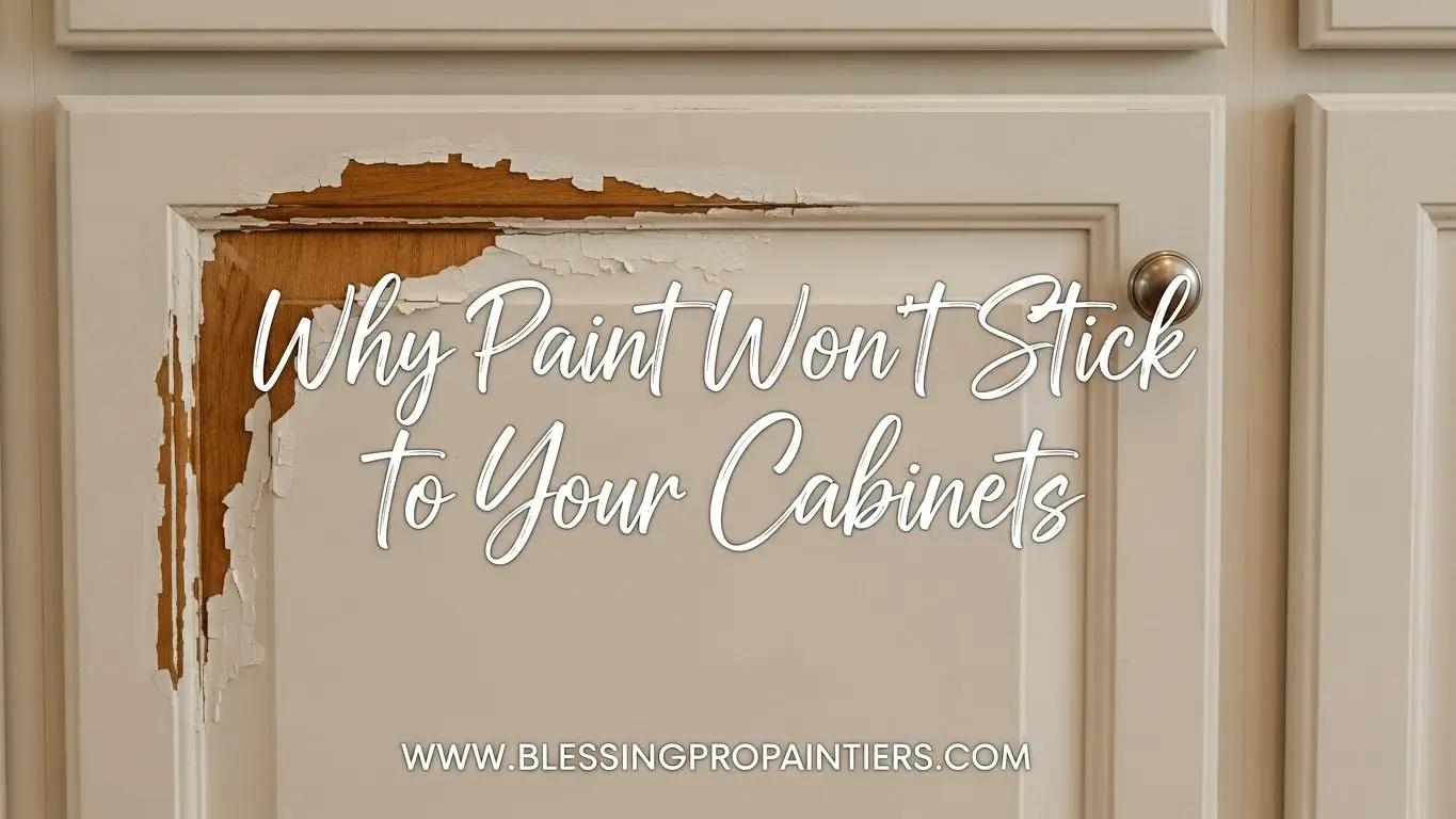 Why Paint Won’t Stick to Your Cabinets