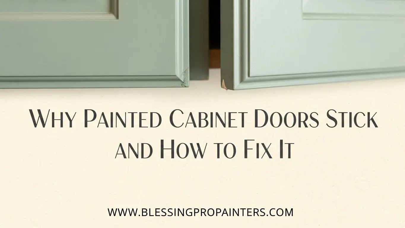 Why Painted Cabinet Doors Stick and How to Fix It