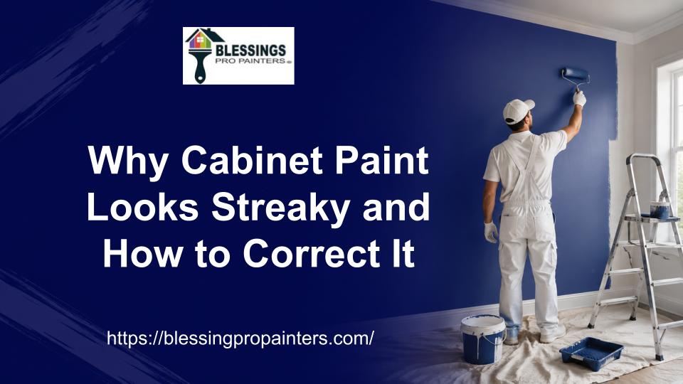 Why Cabinet Paint Looks Streaky and How to Correct It