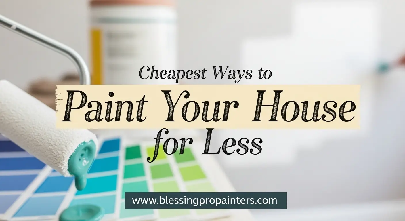 Cheapest Ways to Paint Your House for Less