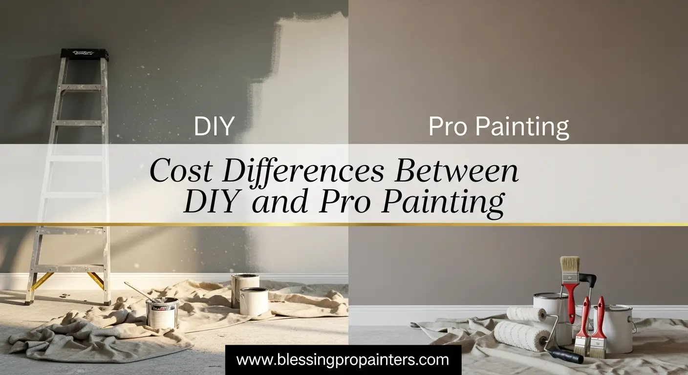 Cost Differences Between DIY and Pro Painting