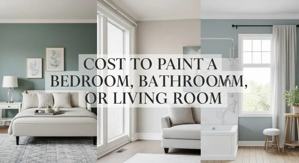 Cost to Paint a Bedroom, Bathroom, or Living Room