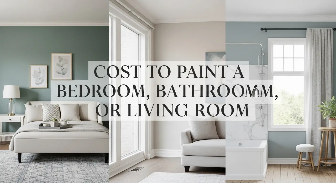 Cost to Paint a Bedroom, Bathroom, or Living Room