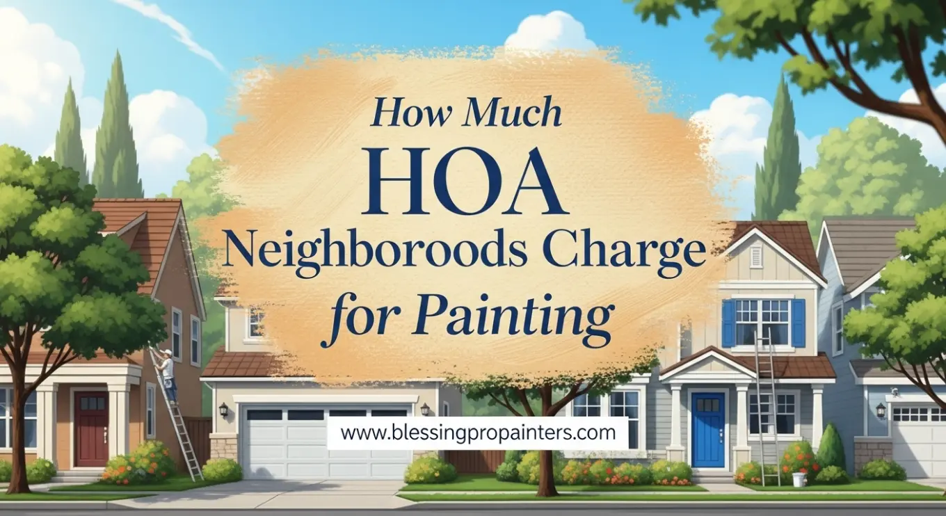 How Much HOA Neighborhoods Charge for Painting