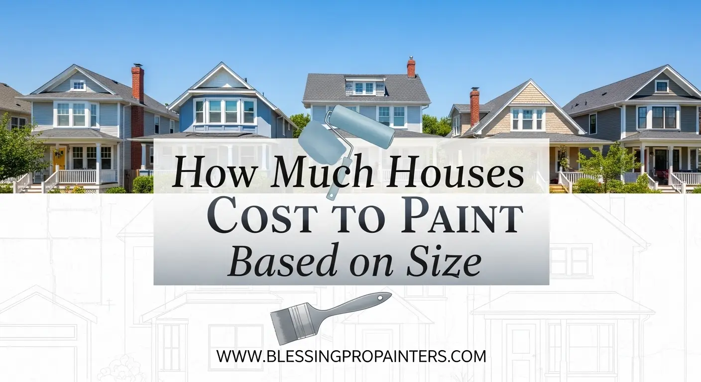 How Much Houses Cost to Paint Based on Size