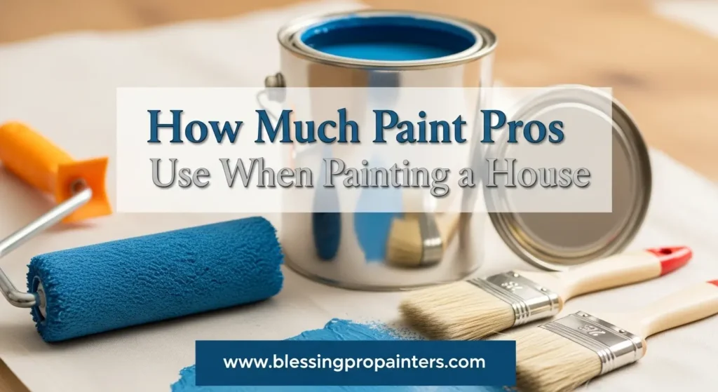 How Much Paint Pros Use When Painting a House