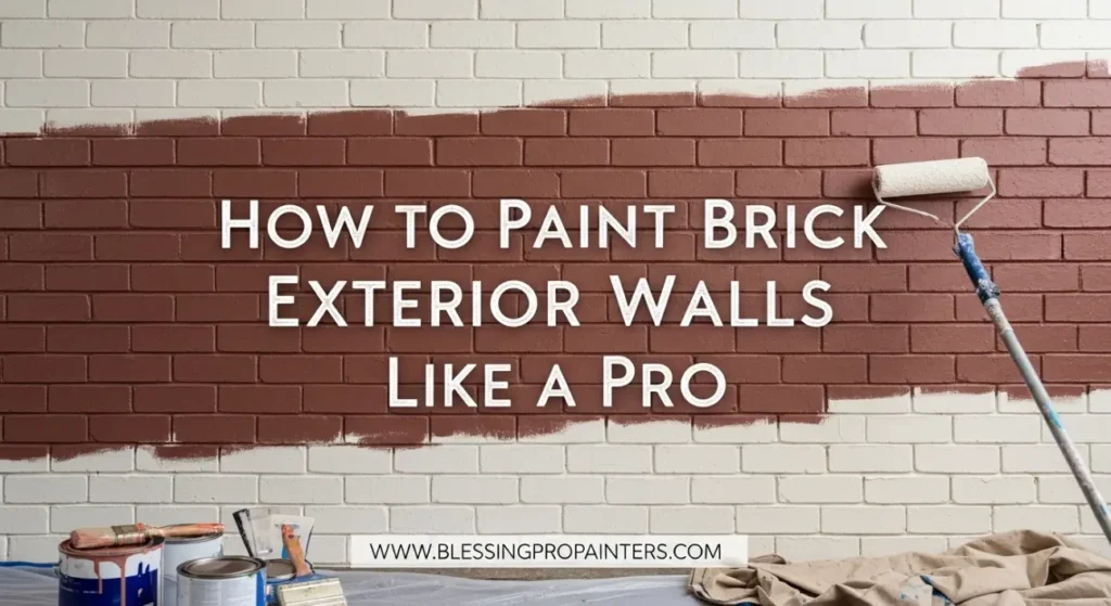 How to Paint Brick Exterior Walls Like a Pro