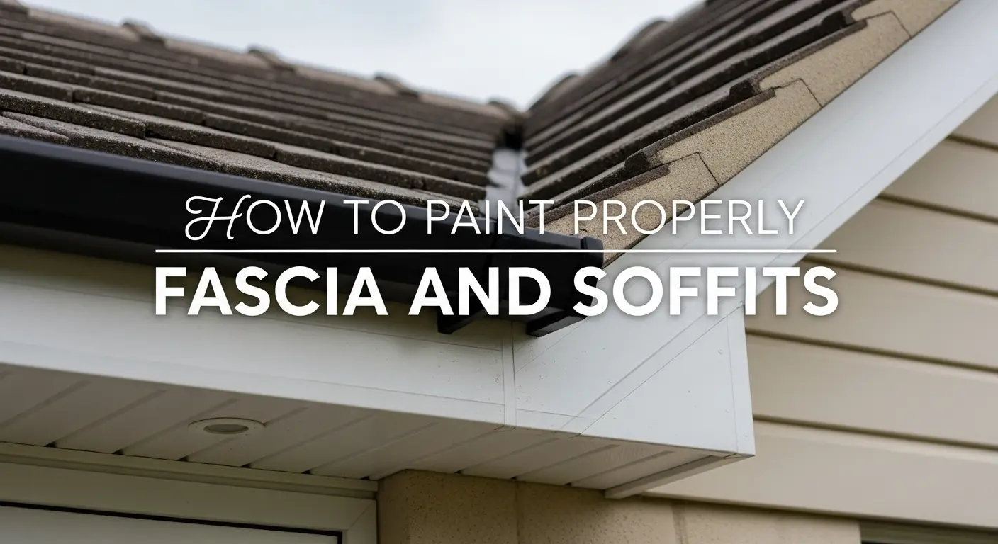 How to Paint Fascia and Soffits Properly