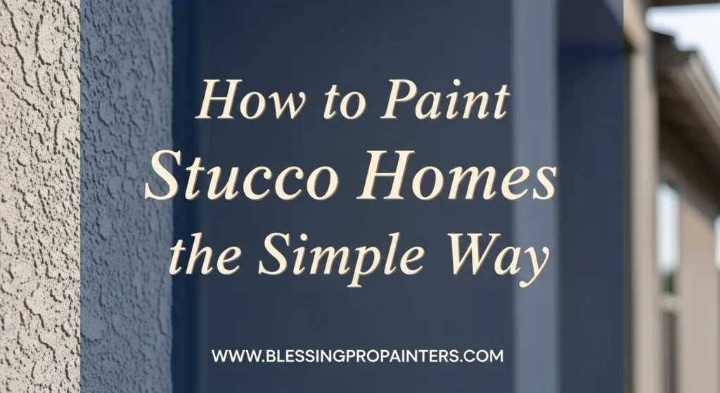 How to Paint Stucco Homes the Simple Way