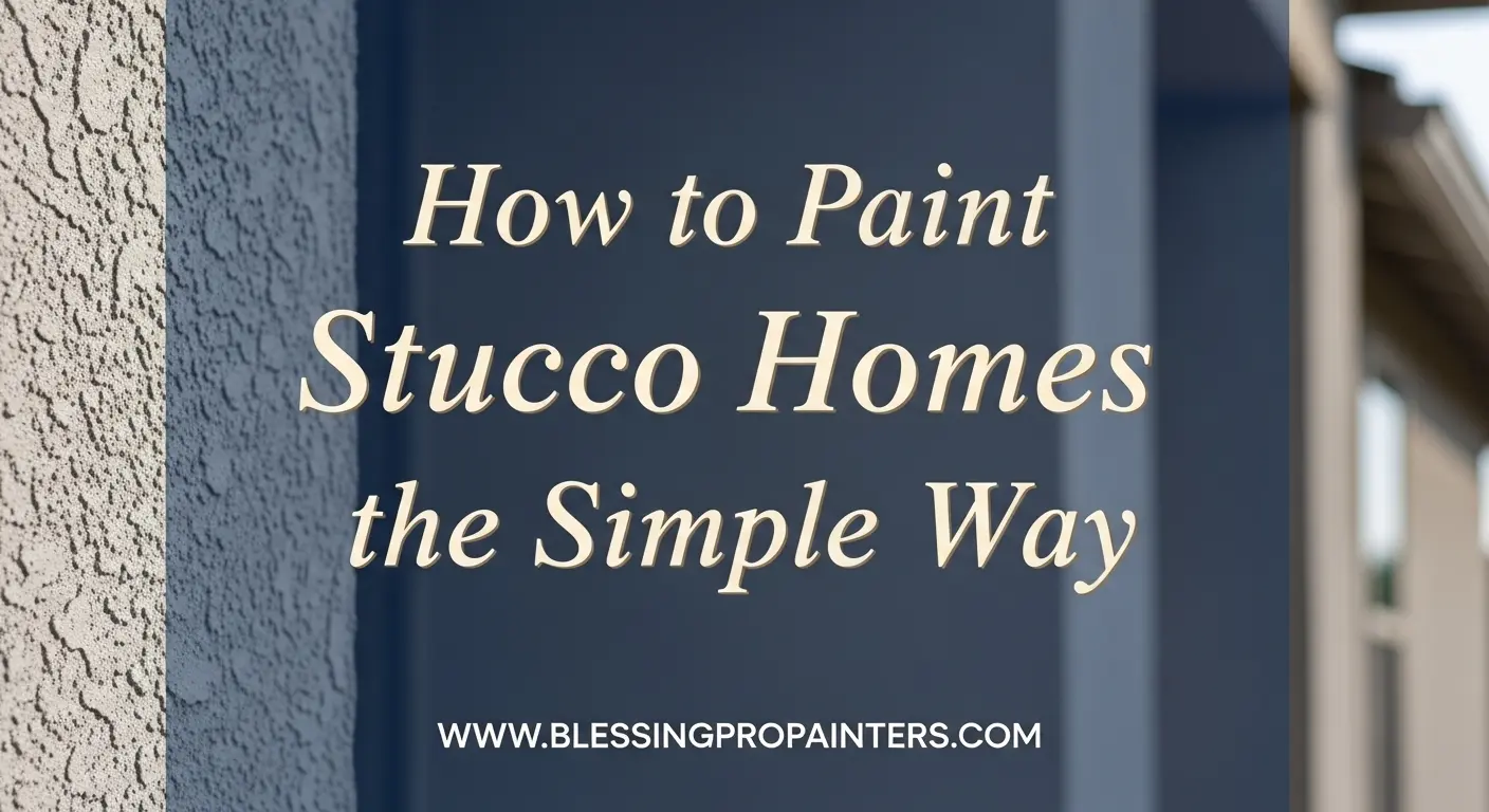 How to Paint Stucco Homes the Simple Way
