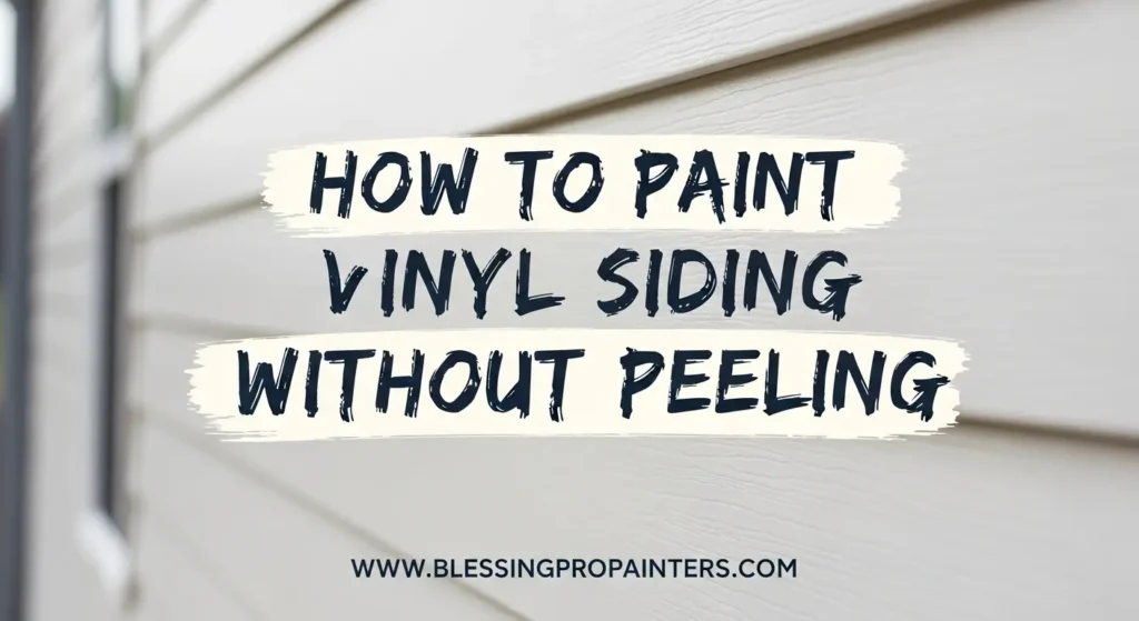 How to Paint Vinyl Siding Without Peeling