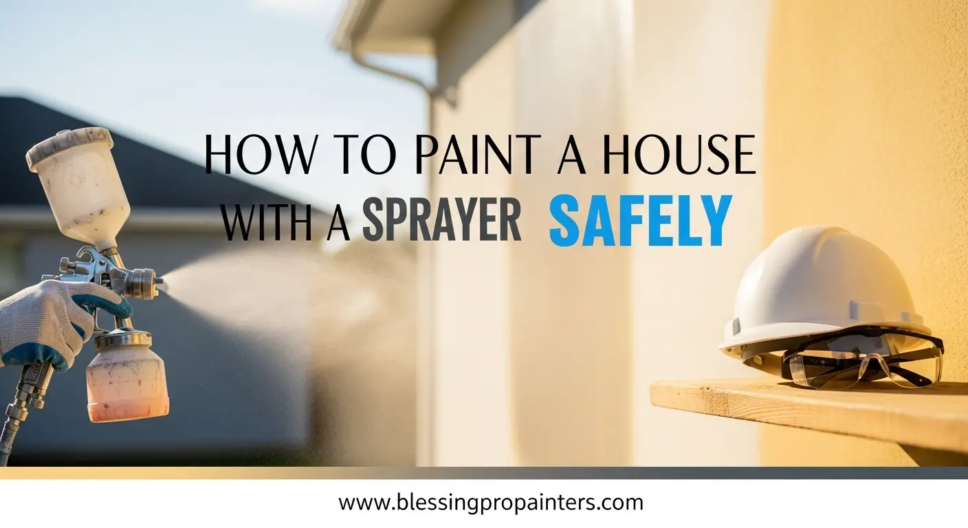 How to Paint a House with a Sprayer Safely
