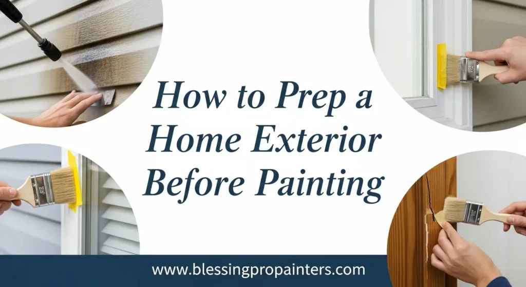 How to Prep a Home Exterior Before Painting
