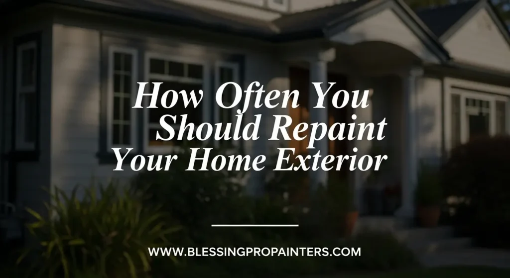 How Often You Should Repaint Your Home Exterior
