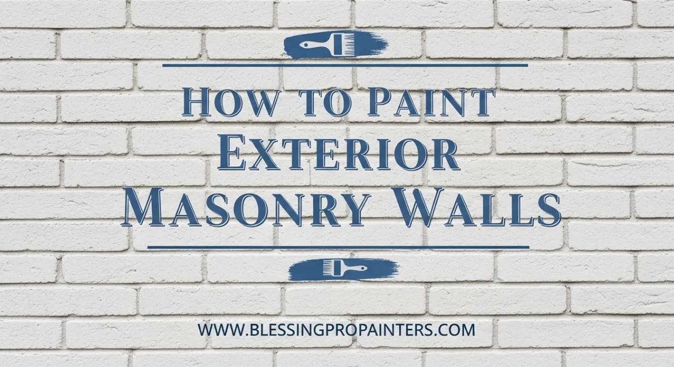 How to Paint Exterior Masonry Walls