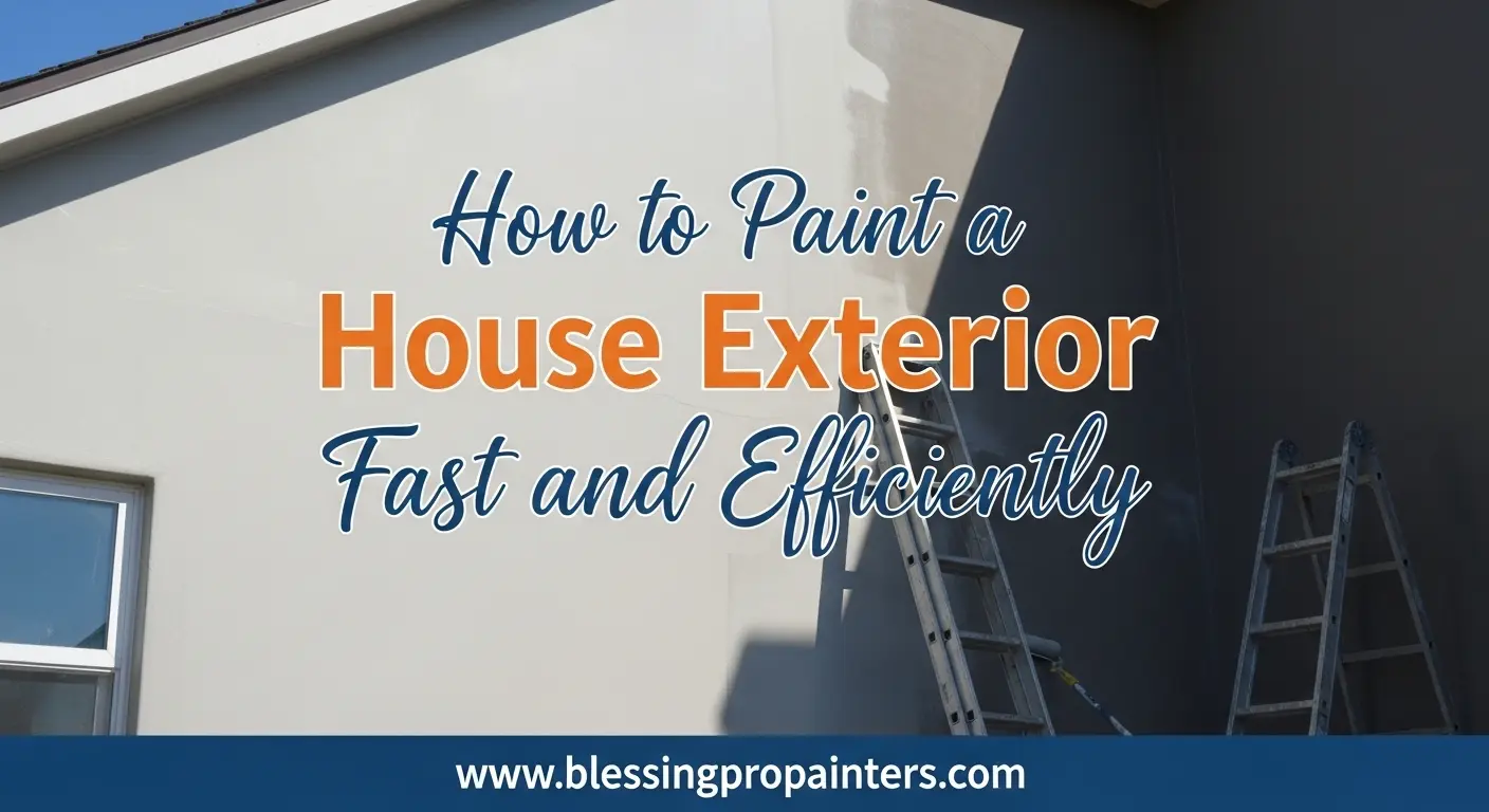 How to Paint a House Exterior Fast and Efficiently